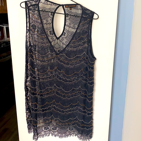 Black see through Blouse - Picture 1 of 5